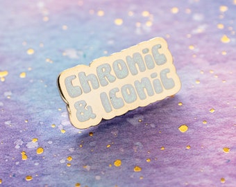 Chronic and Iconic Pin - Gold Plated