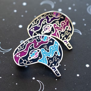 Galaxy Brain Pin