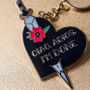 Ciao, Adios Keychain