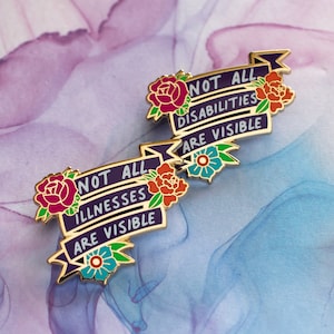 Not Always Visible Pin - Gold Plated