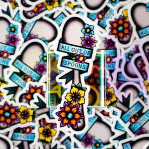 Plus de cuillères - Sticker vinyle