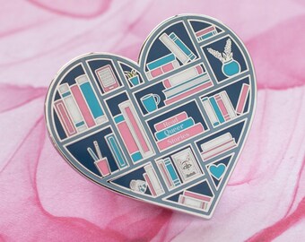 Read Queer Stories Pin - Trans - Silver Plated