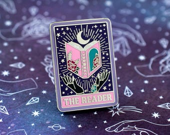 The Reader Pin - Black Nickel Plated