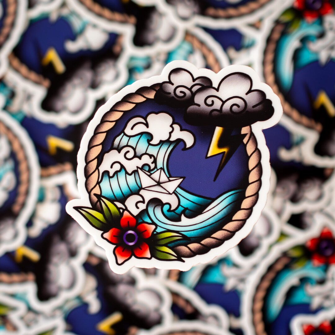 Weather the Storm - Vinyl Sticker - Etsy