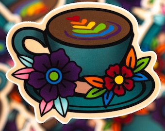Adesivo de vinil Cup of Pride - 3"