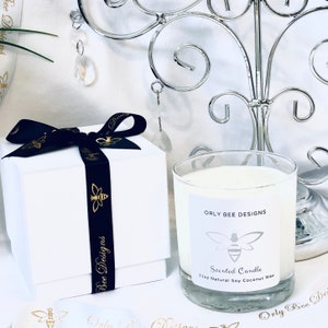 Scented Soy Candle with Gift Box, Hand Poured Candle, Small Gifts, Candles, Gifts for her, Minimalist Home Décor, Gifts for mom,