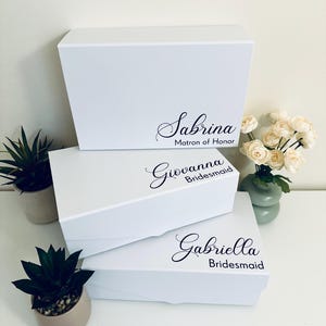 Personalized Bridesmaid Proposal Box – Luxury Magnetic Empty Gift Box for Bridal Party & Groomsmen Keepsakes-Birthday Gift Box