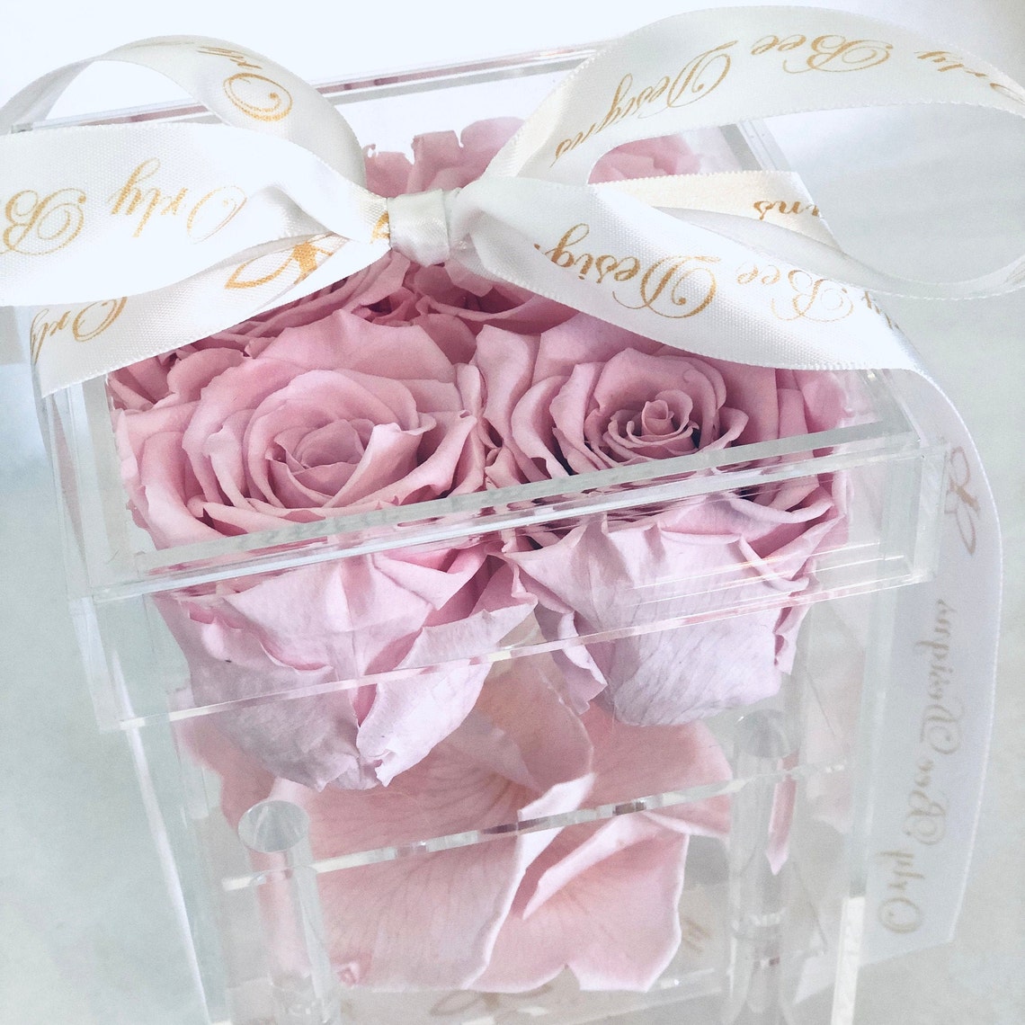 Preserved Roses in a Keepsake Jewelry Box with Real Roses that Etsy