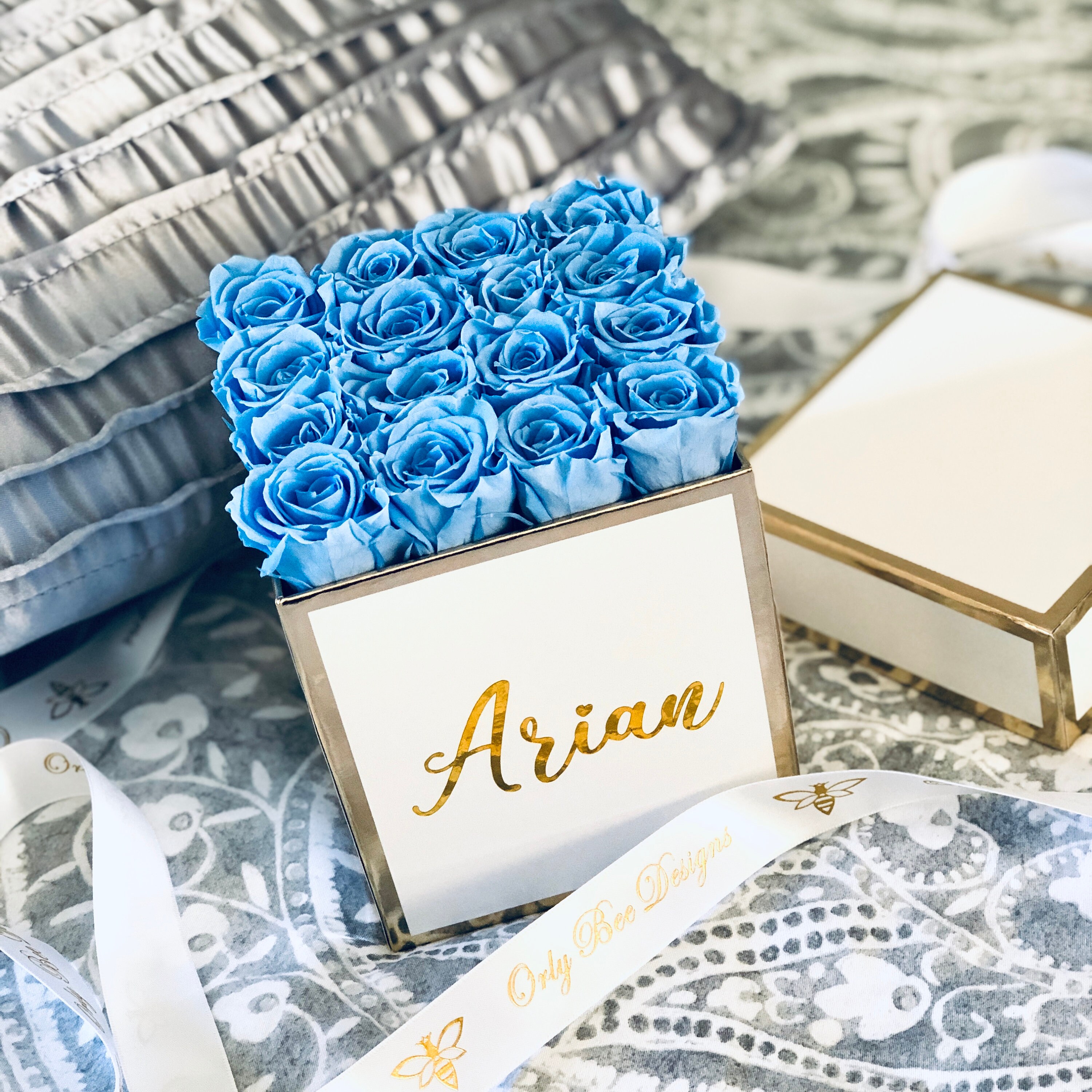 Preserved Roses in a box. Personalized holiday giftsHome Etsy