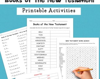 Books of the New Testament Printable Activities Packet
