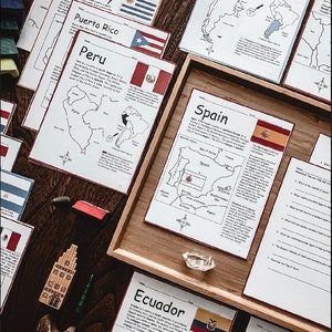 Spanish Speaking Countries of the World Printable Worksheets