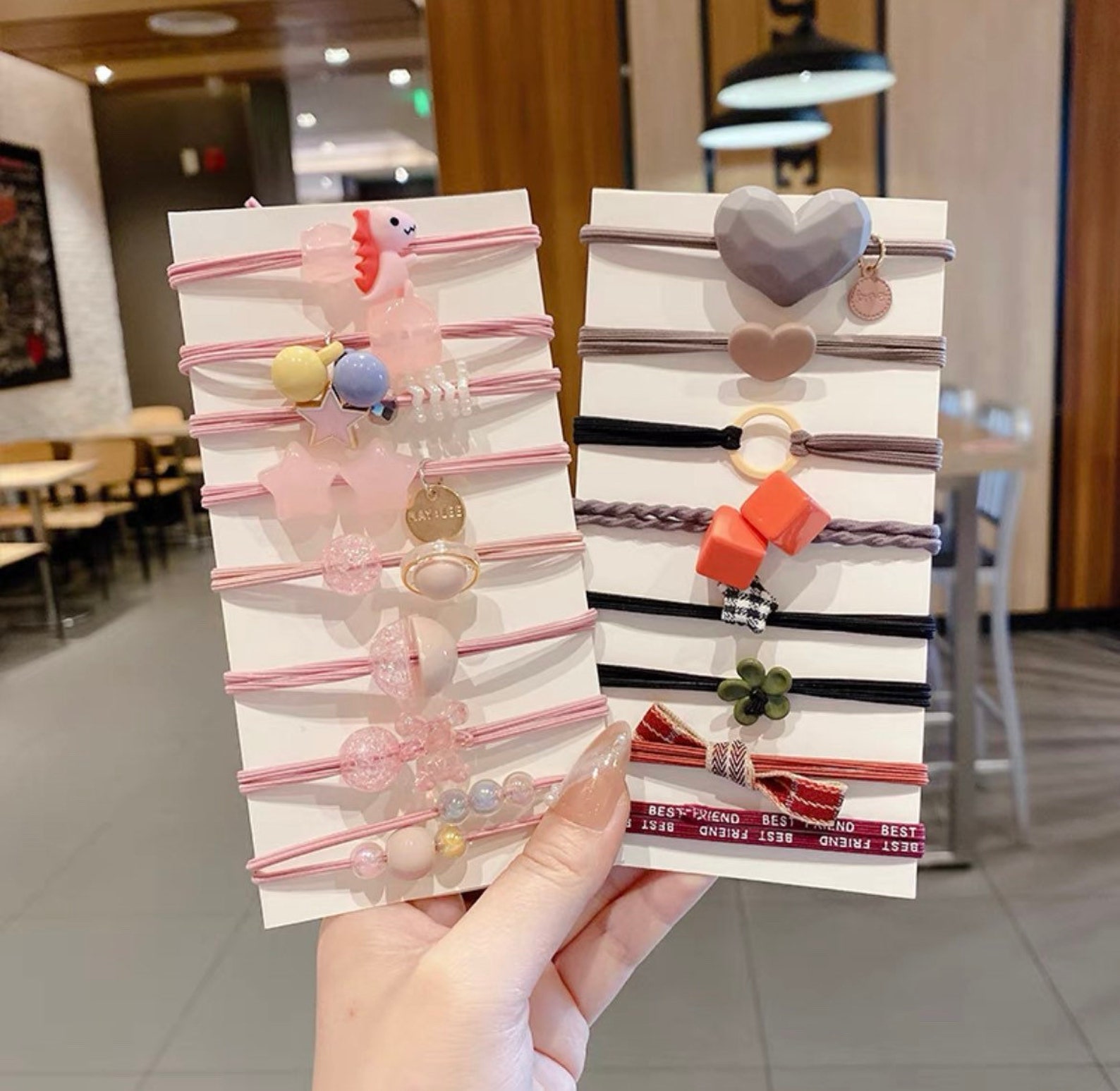 Korean style hair tie set ponytail. Cute hair tie rope. Etsy