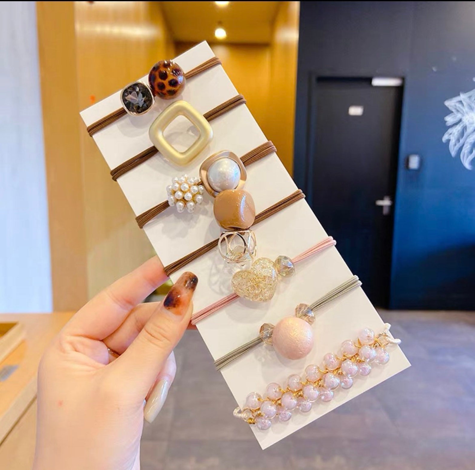 Korean style hair tie set ponytail. Cute hair tie rope. Etsy