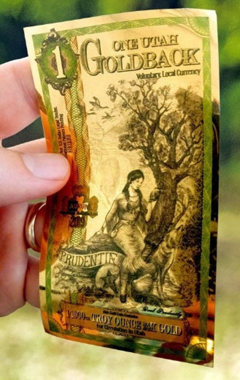 10 Pack of 24k Gold Utah, Nevada And/or Wyoming Goldbacks Etsy