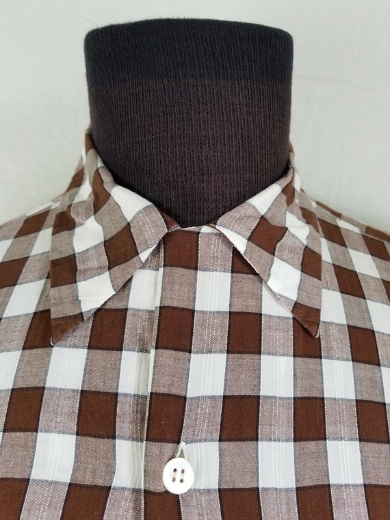 Vintage midcentury Teen boys short sleeved shirt,… - image 3