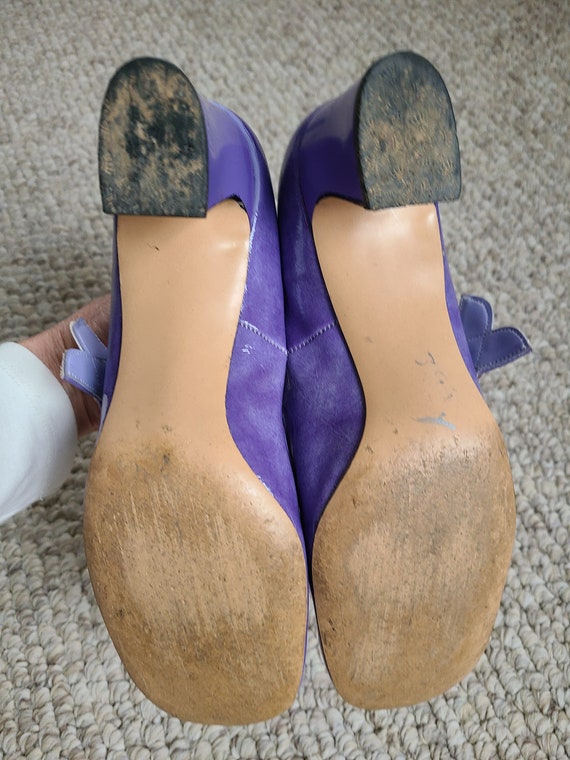 60s Mary Jane pumps, size 7 1/2, pumps, heels, la… - image 4