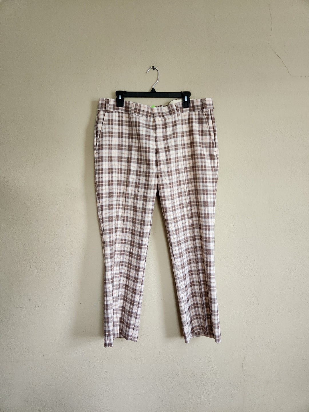 Vintage 90'S men's flare pants, size W32 unclear Beige type Vintage Second Hand