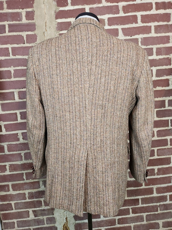 Vintage tweed sportcoat, 46R, mens wool blazer, l… - image 4