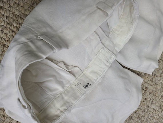 30 40s boys linen suit, jacket and shorts set, wh… - image 6