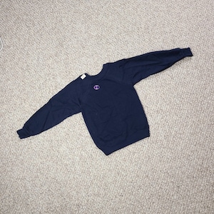 NEW 80s kids sweatshirt, size 6, navy blue, in package, long sleeved