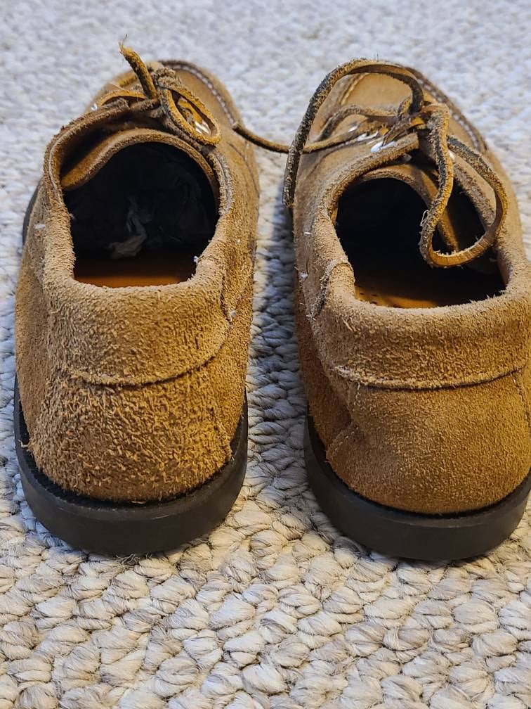 8 80s Mens Sebago Docksiders, Tan Leather Suede - Etsy