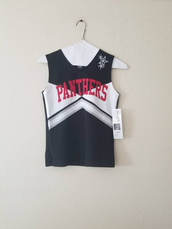 Panthers cheerleader top, cheerleading uniform, cheer… Gem