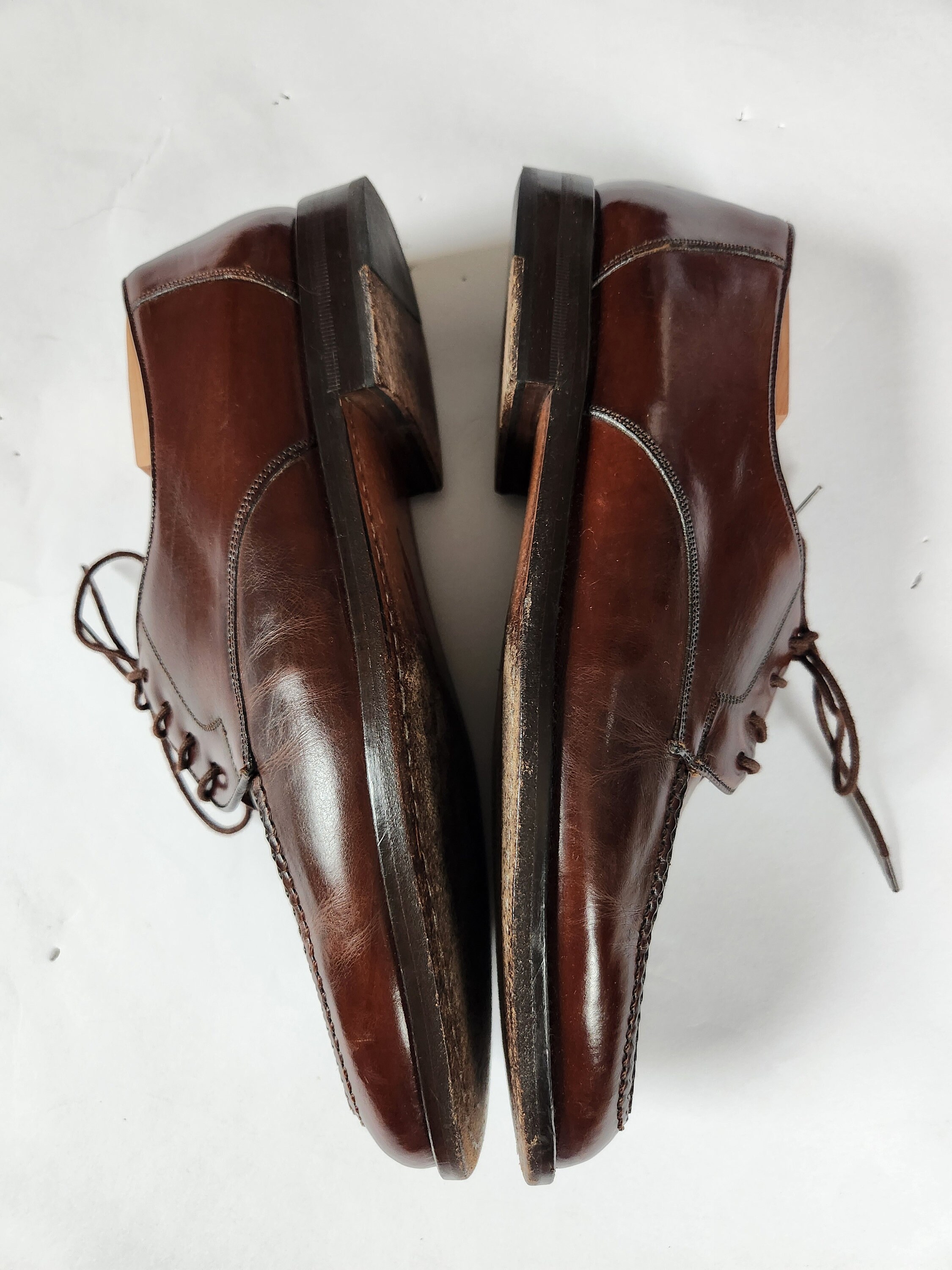 Mens 9 Mezlan 90s oxfords brown lace up shoes Mezlan Oxfords Dress Shoes for Men for sale | eBay main image 4