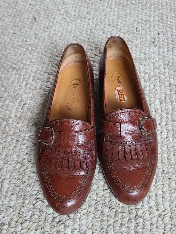 Vintage 9 1/2 Loafers Mens, A Testoni,leather Soles, Cognac Color, Handmade in Italy - Etsy Vintage 9 1/2 Loafers Mens, A Testoni,leather Soles, Cognac Color, Handmade in Italy - Etsy