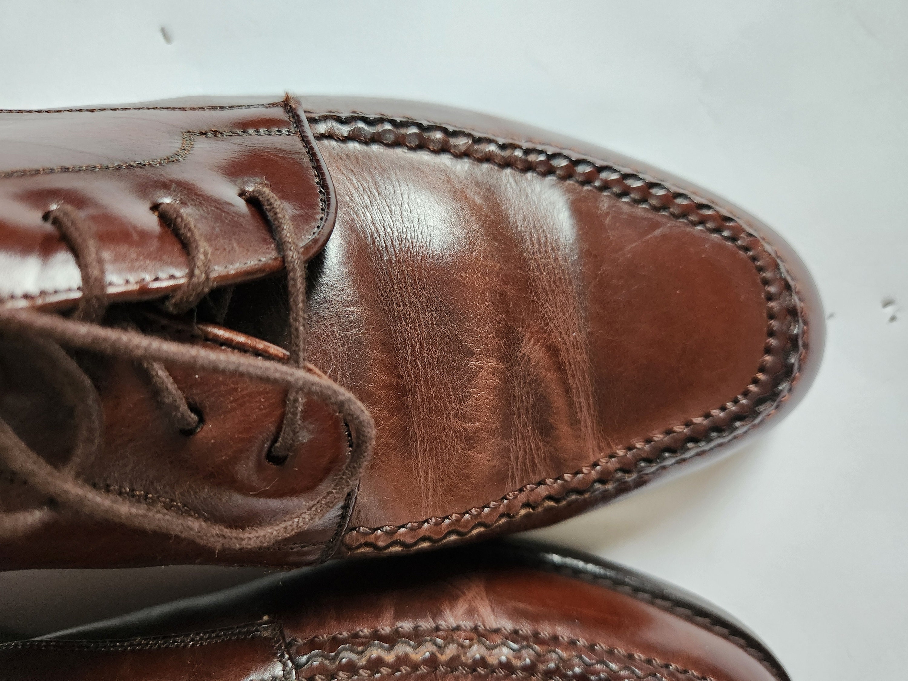 9 Oxfords, Mens, Leather Shoes, Brown, Mezlan, in Original 