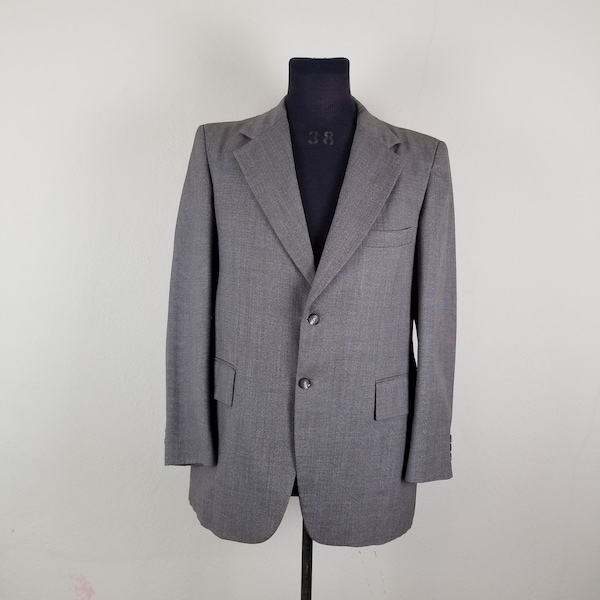 50s blazer, mens sportcoat, brown, 42R