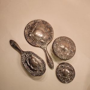 sterling silver dresser sets antique Sterling silver Dresser sets  Harriete Estel Berman