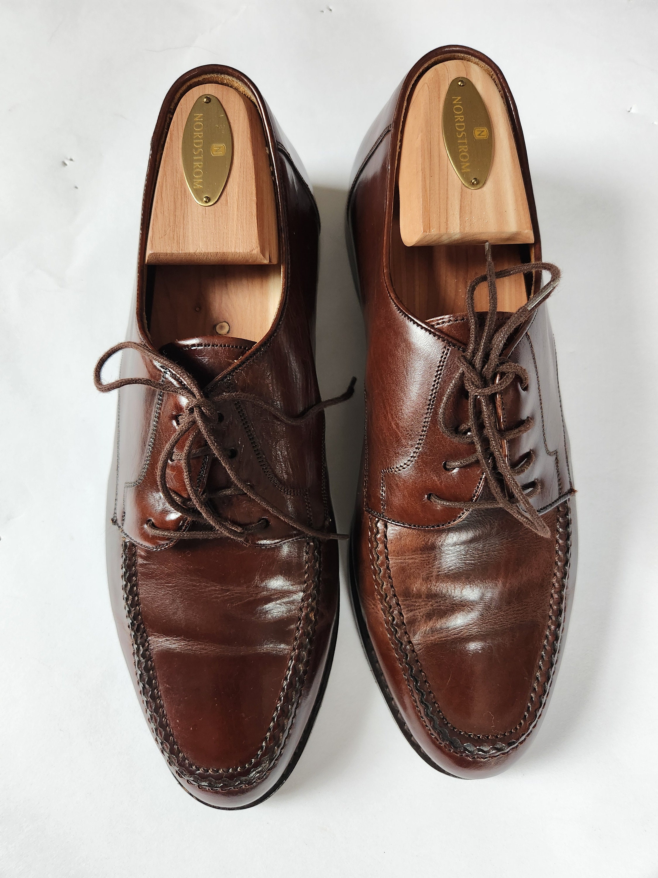 9 Oxfords, Mens, Leather Shoes, Brown, Mezlan, in Original  display picture 1