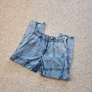80s Lee jeans, 33x30, acid wash