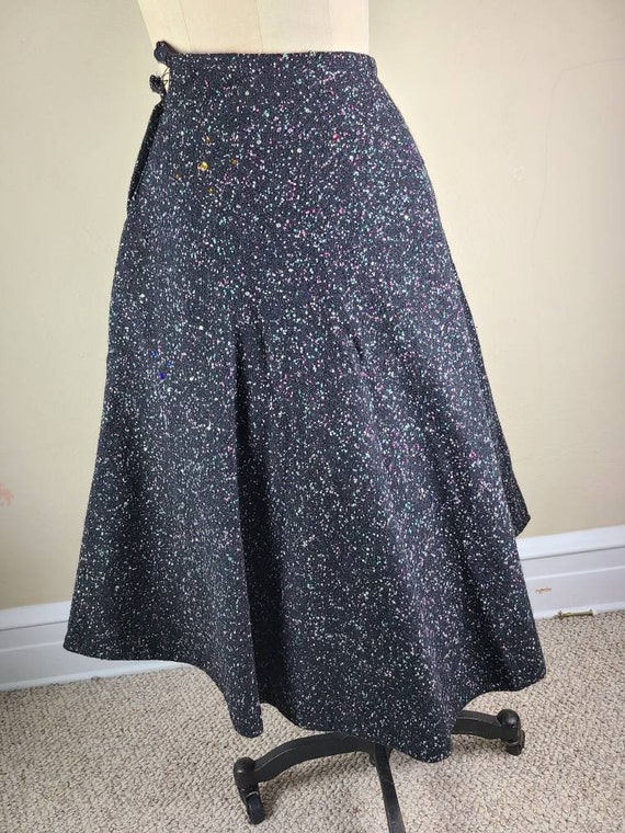 50s poodle skirt,  black, small - image 7