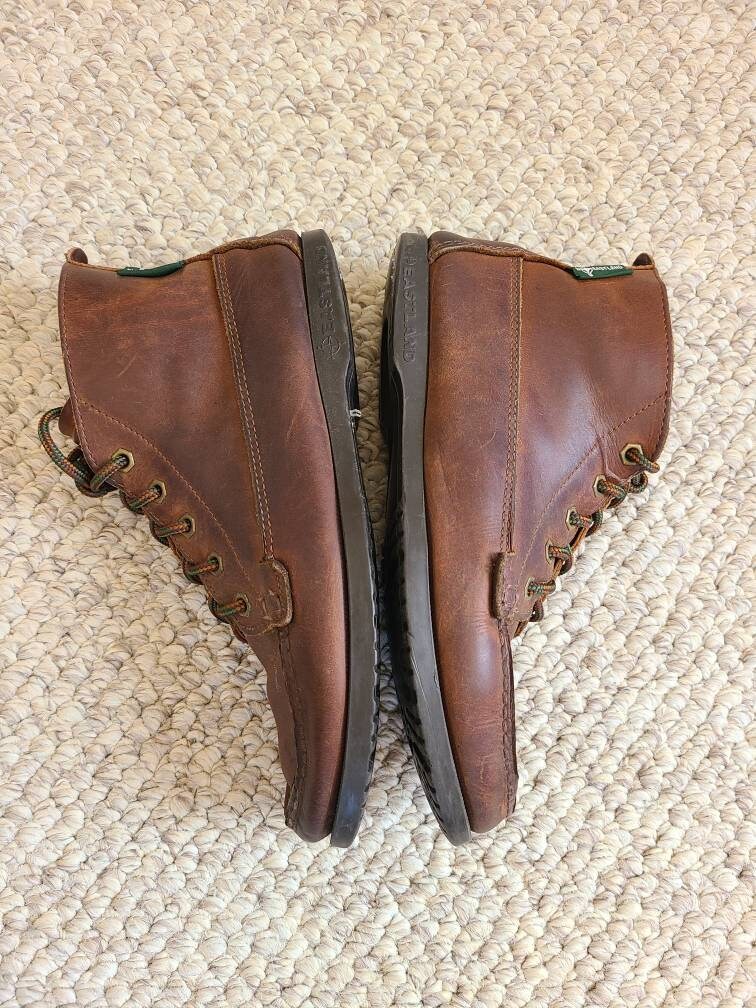 80s Mens 8 1/2 Eastland Boots High Tops Boat Shoes Etsy