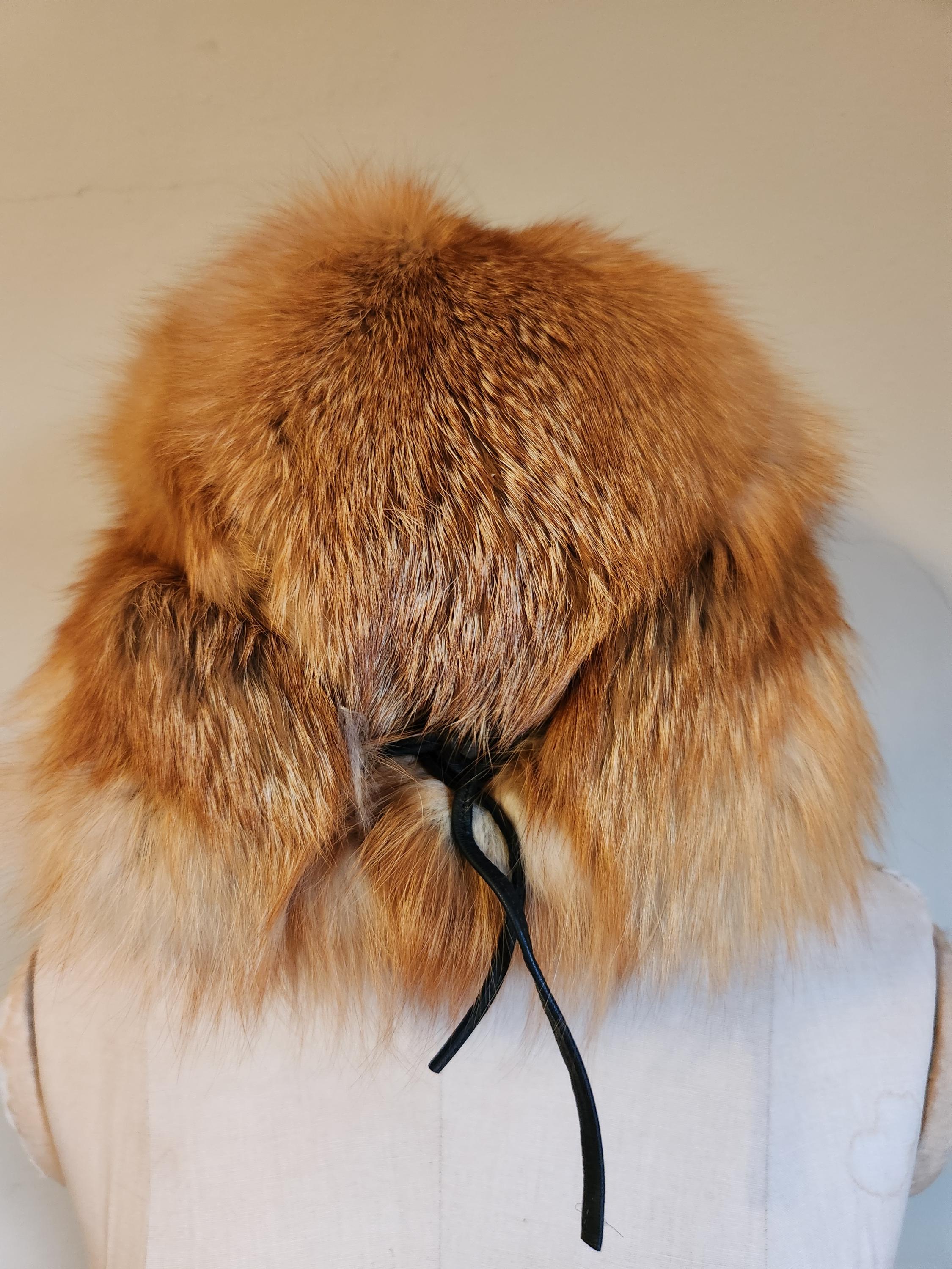 Fox Fur Hat, Vintage Fur Hat, 22 display picture 1