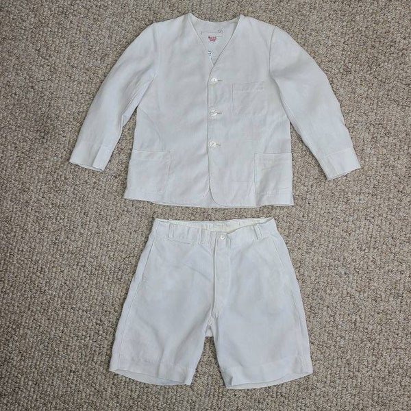 Boys Linen Suit Etsy