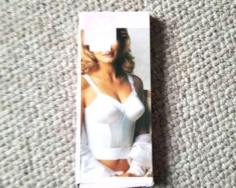 New long line bra Sears 36C, white ladies 70s