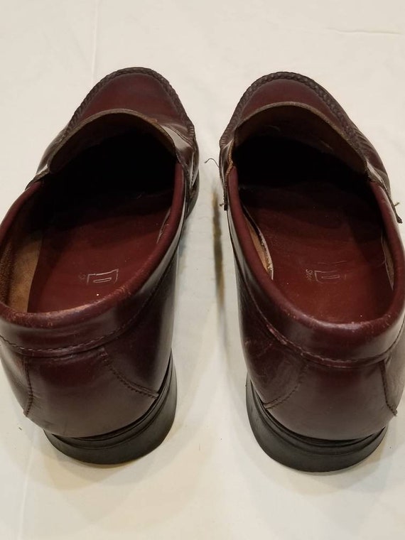 9 1/2 penny loafers,  80s Dexter, mens oxblood - image 6