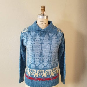 Boho sweater, 60s, Himalaya, medium