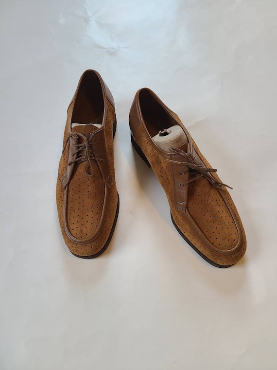 NEW 70s 10 shoes, mens tie shoes,  Hush Puppies, p