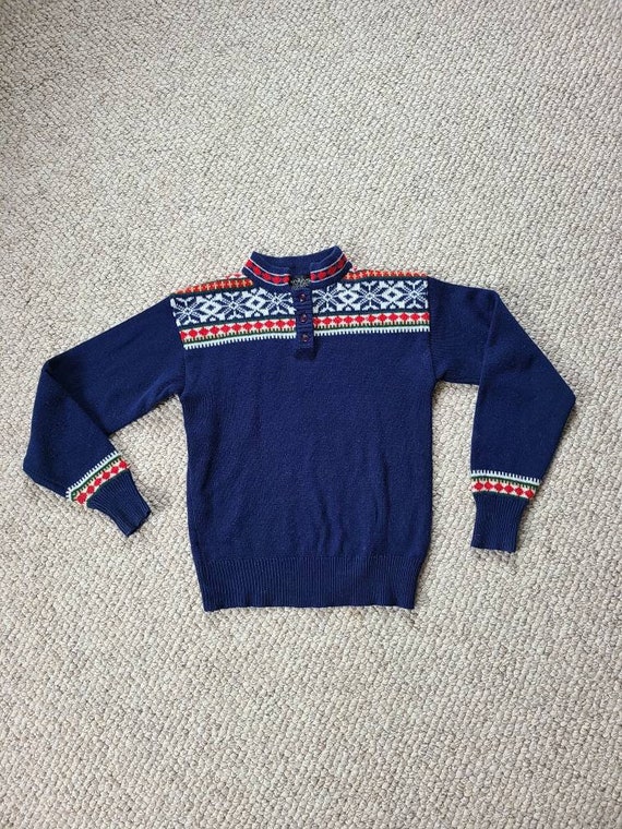 70s pullover sweater, knitivo, teen sweater, acryl