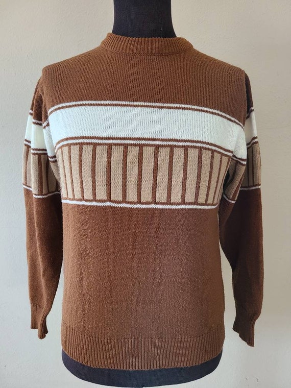 60s sweater, mens medium - image 2