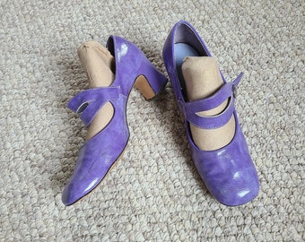 60s Mary Jane pumps, size 7 1/2, pumps, heels, lavender purple