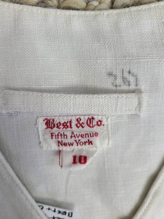 30 40s boys linen suit, jacket and shorts set, wh… - image 8