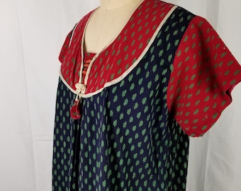 Vintage sari saree, casual style 44 cotton