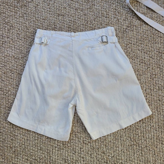 40s 50s boys shorts, white cotton twill, Kaynee 1… - image 2