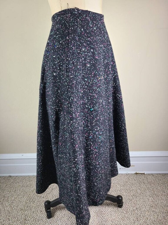 50s poodle skirt,  black, small - image 2