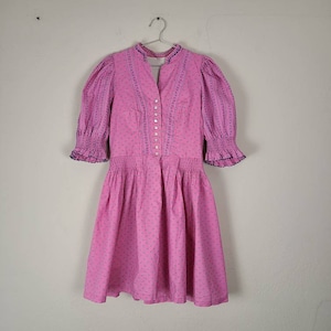German costume, dirndl, costume,  German dress, octoberfest,  40, pink floral, vintage
