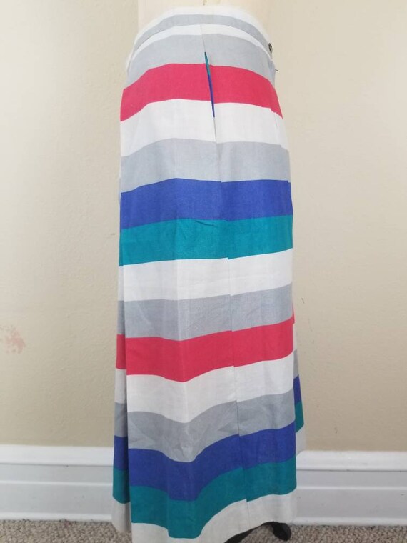 40s summer dress, 2 piece, skirt and sleeveless t… - image 2